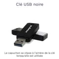Miniatyrbild 2 av 4: USB-nyckel - INTEGRAL - 128 GB - USB 2.0 - Svart