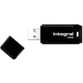Miniatyrbild 1 av 4: USB-nyckel - INTEGRAL - 128 GB - USB 2.0 - Svart