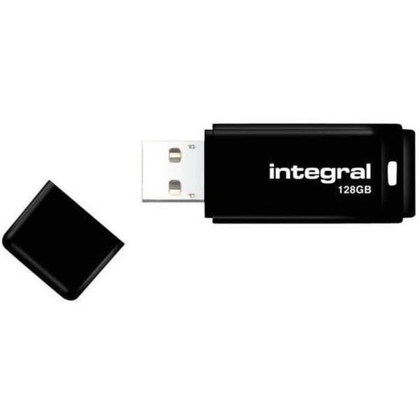 USB-nyckel - INTEGRAL - 128 GB - USB 2.0 - Svart Svart