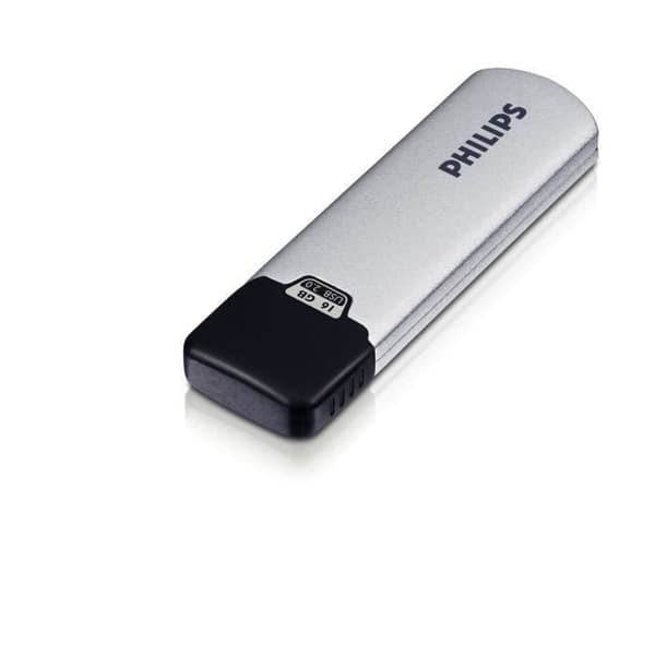 Vivid 16 GB 3.0 blå USB-nyckel - PHILIPS - 16 GB lagringskapacitet - USB 2.0 - Svart