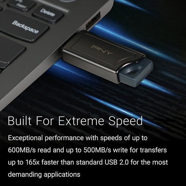 PNY Pendrive 256GB USB 3.2 PRO Elite V2 P-FD256PROV2-GE - 0751492665634