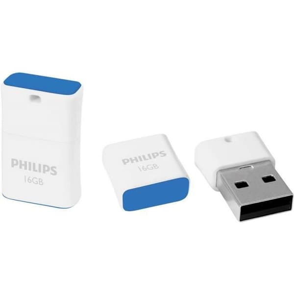 USB-nyckel - PHILIPS - PICO FM16FD85B/00 - 16 GB - USB 2.0 - Läshastighet 21 MB/s
