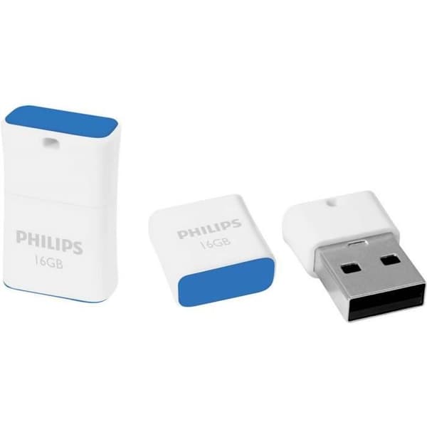 USB-nyckel - PHILIPS - PICO FM16FD85B/00 - 16 GB - USB 2.0 - Läshastighet 21 MB/s