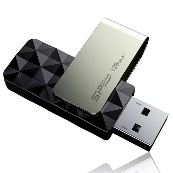 Silicon Power B30 128 GB USB 3.0 Flash Drive Svart