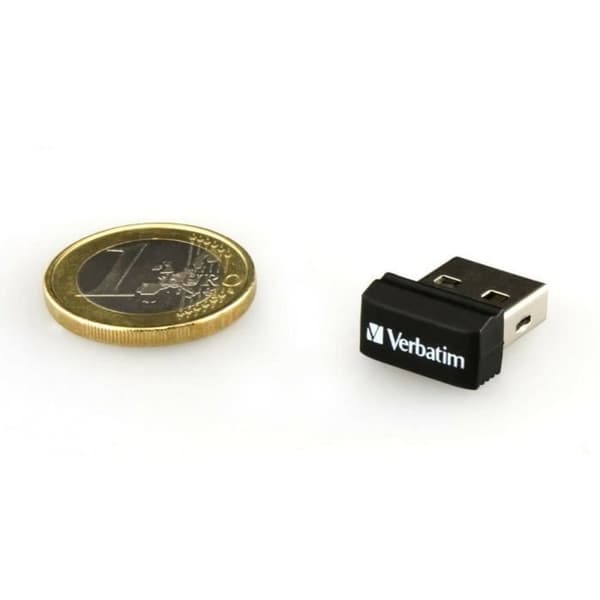 VERBATIM Store 'n' Go Nano USB-minne - 32 GB - USB 2.0 - med mikro-USB-adapter