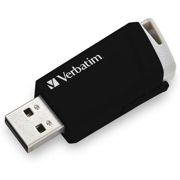 Flashminne - Verbatim - Storenclick 32GB - USB - Lagringskapacitet 32 Svart