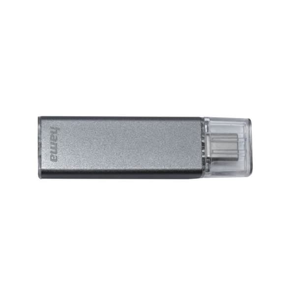 USB-nyckel - HAMA - Uni-C Classic - 128 GB - USB-C 3.1 - 90 MB/s - Antracit Antracit