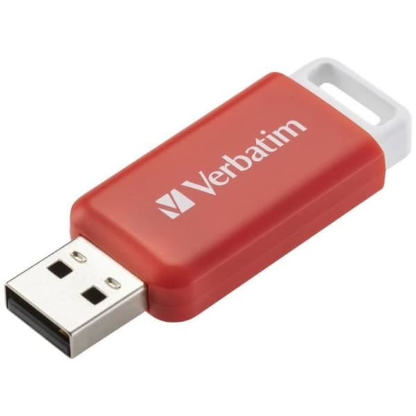 Verbatim V DataBar 16 GB USB-minne - Röd - USB 2.0
