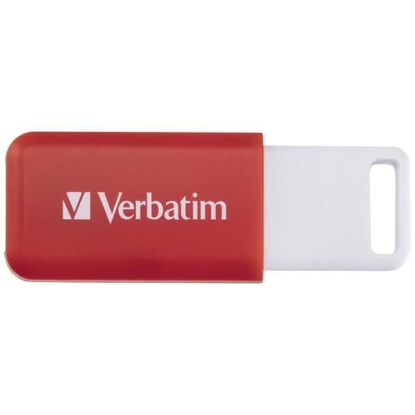 Verbatim V DataBar 16 GB USB-minne - Röd - USB 2.0