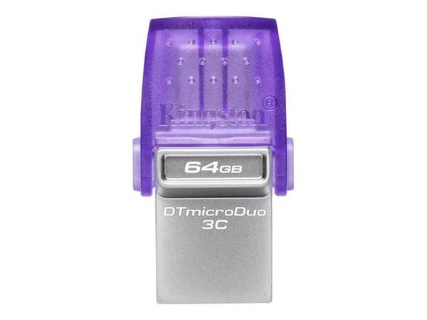 USB-minne - KINGSTON - Dt Microduo 3C - 64 GB - USB Typ-A och Typ-C - USB 3.0