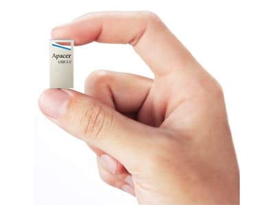 Apacer AH155 64GB, 64 GB, USB Type-A, 3.2 Gen 1 (3.1 Gen 1), Utan skyddshatt, 2,4 g, Blå