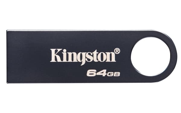 Kingston DataTraveler SE9 G3 - USB flash-enhet - 64 GB - USB 3.2 Gen 1 - mörk nickel