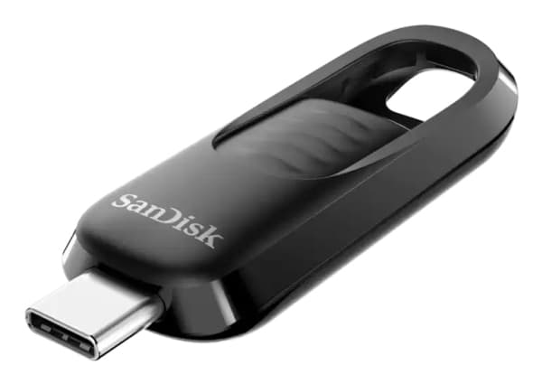 SanDisk SDCZ480-512G-G46, 512 GB, USB Type-C, 3.2 Gen 1 (3.1 Gen 1), 400 MB/s, Slide, Black