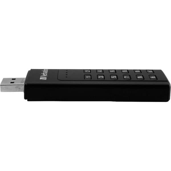 Verbatim Keypad Secure 64gb Usb 3.0 Usb-minne Svart