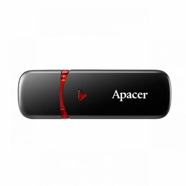 USB-stik Apacer AP32GAH333B-1 32 GB Sort Sort