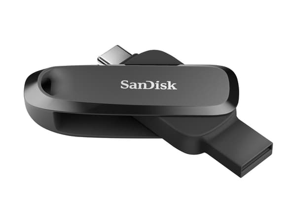 SanDisk Phone - USB flash-enhet - 128 GB - USB 3.2 Gen 1 / USB-C - svart