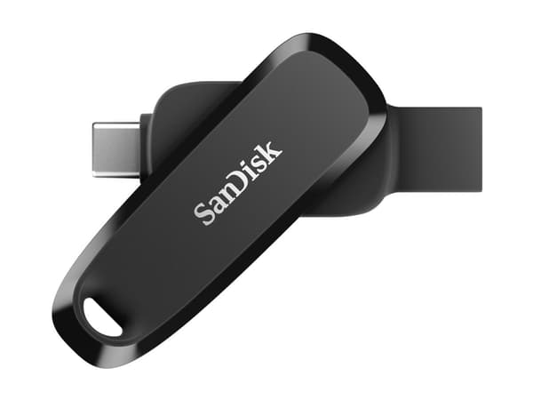 SanDisk Phone - USB flash-enhet - 128 GB - USB 3.2 Gen 1 / USB-C - svart