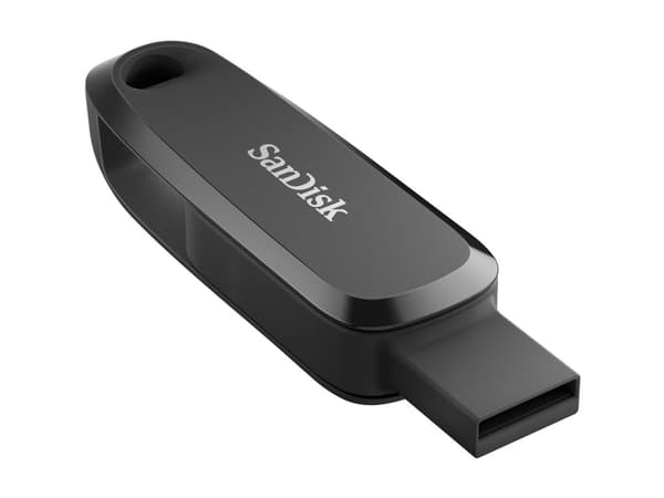 SanDisk Phone - USB flashdrive - 128 GB - USB 3.2 Gen 1 / USB-C - sortering Sort