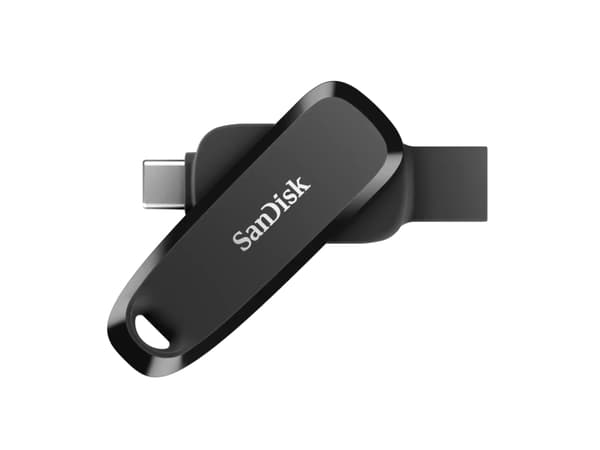 SanDisk SDDDC6-256G-G46, 256 GB, USB Type-C, 3.2 Gen 1 (3.1 Gen 1), 100 MB/s, Swivel, Black