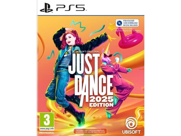 Ubisoft Just Dance 2025 Edition, PlayStation 5, Flerspillermodus, E10+ (Alle 10+), Code in a box