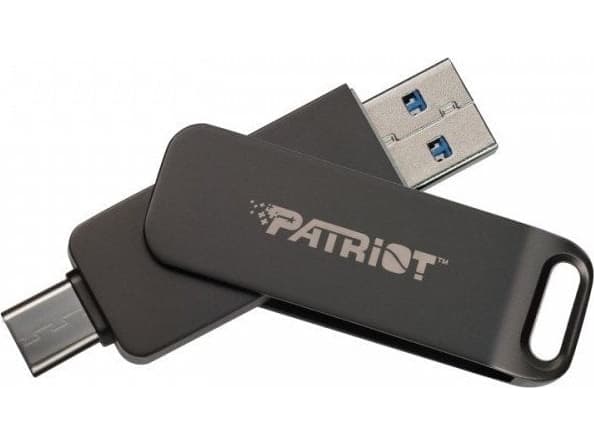 Patriot Supersonic Rage R550 - USB flash-enhet - 64 GB - USB 3.2 Gen 1 / USB-C