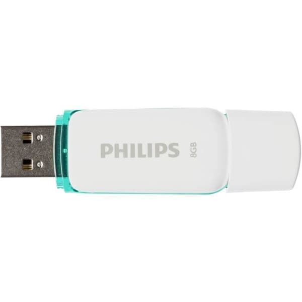 USB-nyckel - PHILIPS - Snow - 8 GB - USB 2.0 - Läshastighet 21 MB/s