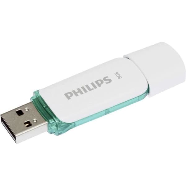 USB-nyckel - PHILIPS - Snow - 8 GB - USB 2.0 - Läshastighet 21 MB/s