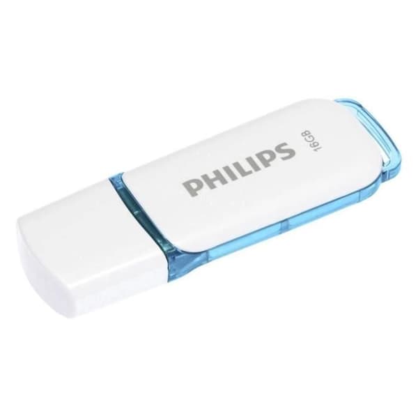 SHOP-STORY - FM16FD70B: Philipps 2.0 16 GB Snow Edition Blue USB-minne