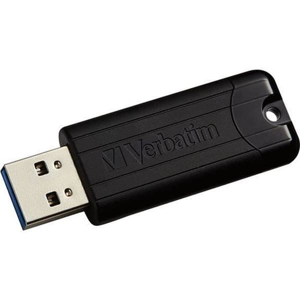 VERBATIM Store 'n' Go Pin Stripe USB-enhet - 256 GB - Svart Svart
