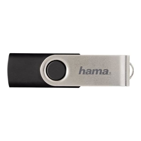 HAMA FLASHPEN "ROTERA" USB-STICK 2.0 16GB 40X... Svart, Silver