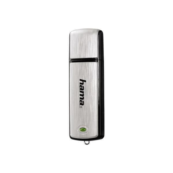 FlashPen Fancy USB 2.0-minne - HAMA - 64 GB - Grå - Läshastighet upp till 6 MB/s