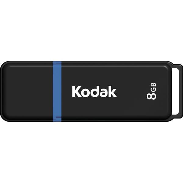 KODAK K100 USB-nyckel - Paket med 3 - 8 GB - Svart Svart, Blå, Röd, Gul