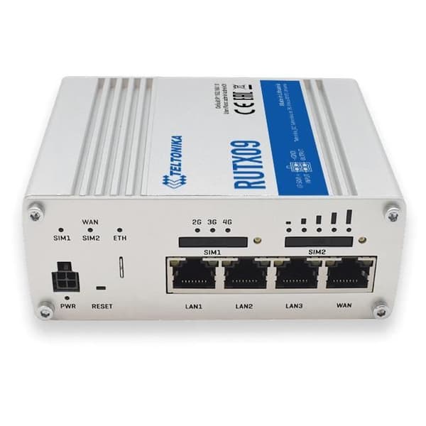 Teltonika RUTX09 Trådlös router - 3G UMTS USB - Grå