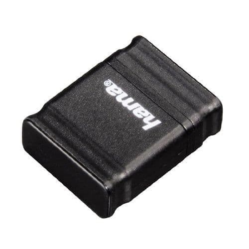 USB-nyckel - HAMA - FlashPen Smartly - 64 GB - USB 2.0 - 10 MB/s - Svart Svart