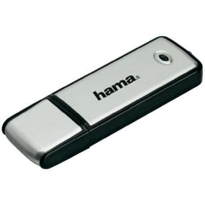 USB-nyckel - HAMA - Fancy - 16 GB - USB 2.0 - Grå och svart