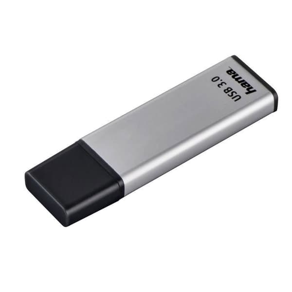 Hama Classic, 64 GB, 3.0 (3.1 Gen 1), USB Type-A-kontakt, Cap, Silver Silver