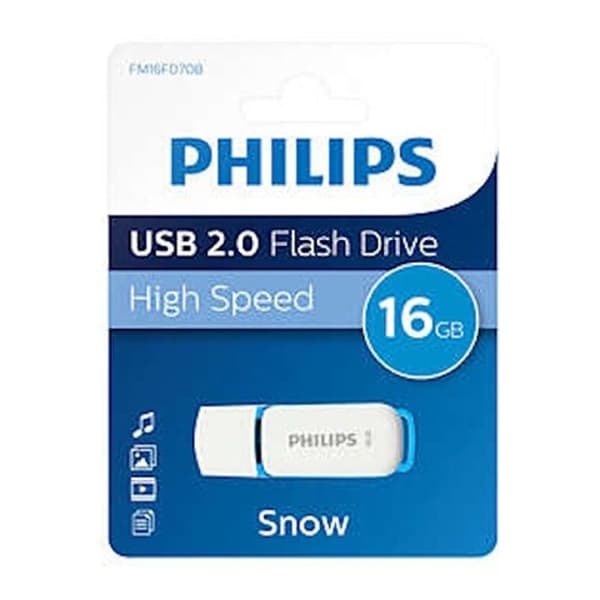 USB-nyckel - PHILIPS - Snow 16 GB - USB 2.0