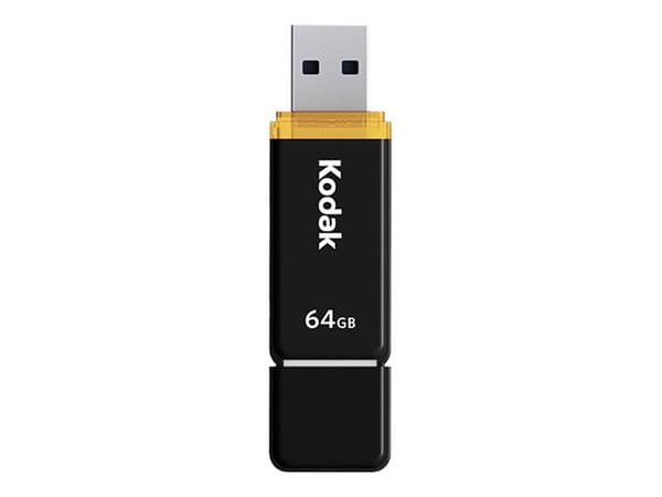 Kodak K103 - USB flash-enhet - 64 GB - USB 3.0 - svart, gul Svart, Gul