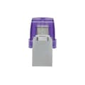 Miniatyrbild 2 av 3: USB-minne Kingston microDuo 3C Violett 256 GB (1 antal)