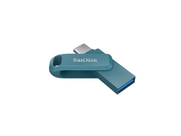 SanDisk Ultra Dual Drive Go - USB flash-enhet - 512 GB - USB 3.2 Gen 1 / USB-C - navagio bay