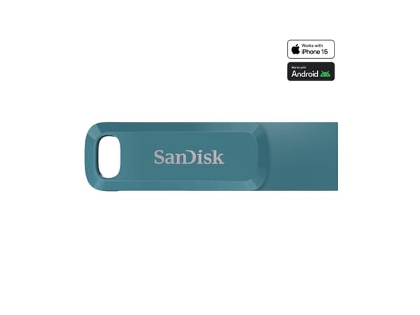 SanDisk Ultra Dual Drive Go - USB flash-enhet - 512 GB - USB 3.2 Gen 1 / USB-C - navagio bay