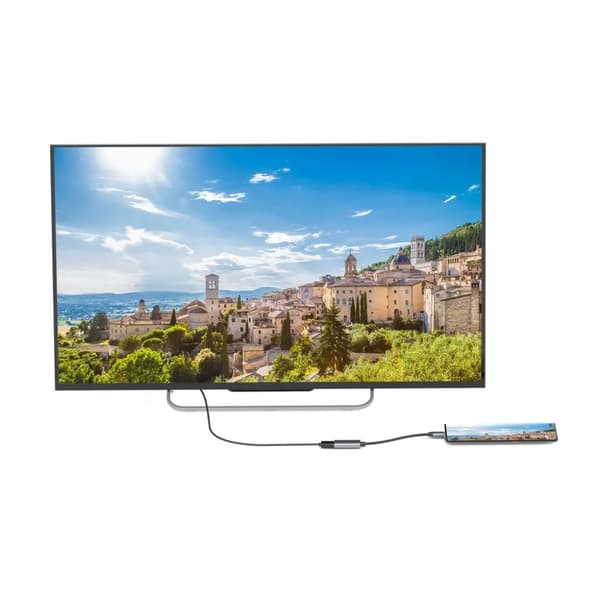 SiGN USB-C till HDMI Adapter 5V, 1A - Svart/Grå
