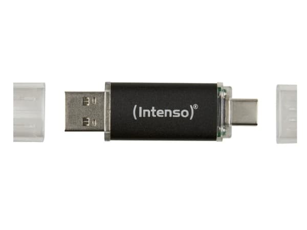 Intenso Twist Line, 256 GB, USB Type-A / USB Type-C, 3.2 Gen 1 (3.1 Gen 1), Cap, 9 g, Anthracite Antrasiitti