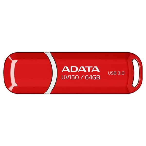 ADATA USB-minne 64GB USB3.0 UV150 Röd - AUV150-64G-RRD