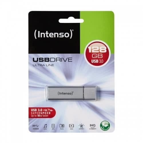 USB-nyckel - INTENSO - 3531491 - 128 GB - USB 3.0 - Grå