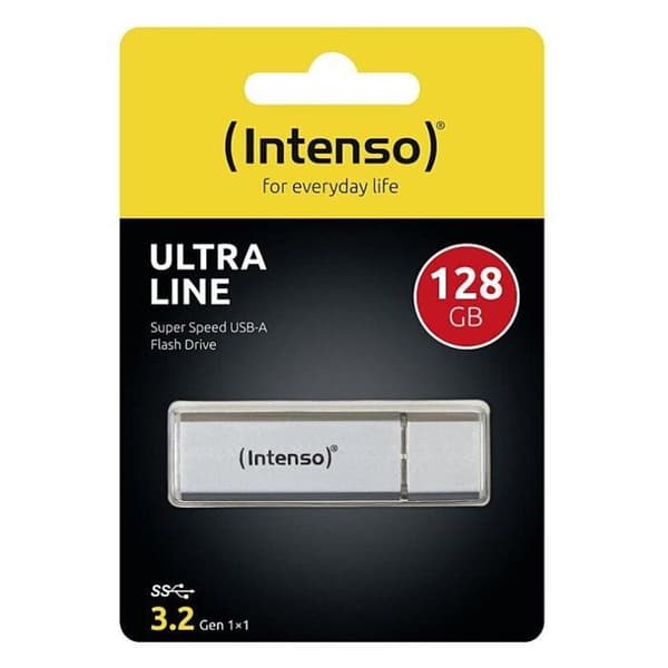 USB-nyckel - INTENSO - 3531491 - 128 GB - USB 3.0 - Grå