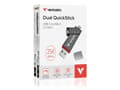 Miniatyrbild 5 av 5: Verbatim Dual QuickStick - USB flash-enhet - 256 GB - USB 3.2 Gen 1 / USB-C