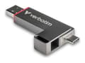 Miniatyrbild 1 av 5: Verbatim Dual QuickStick - USB flash-enhet - 256 GB - USB 3.2 Gen 1 / USB-C
