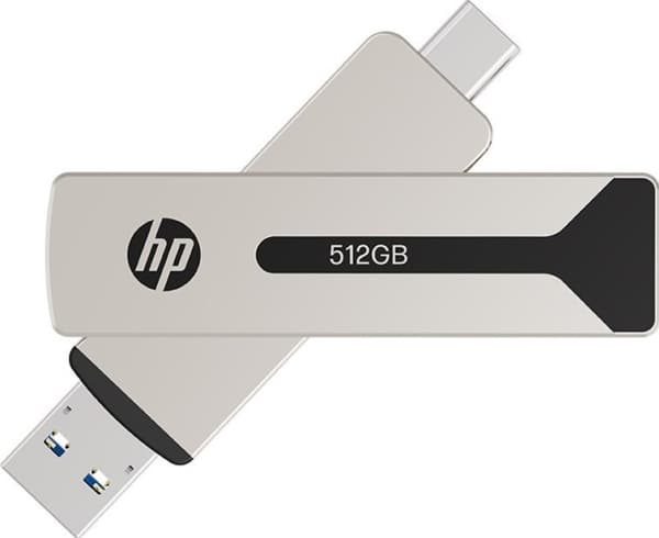 HP 911 Pro - USB-minne - 512 GB - USB 3.2 / USB-C - pärlemornickel