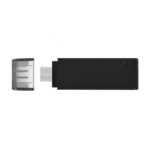 USB-nyckel - KINGSTON - DataTraveler 70 - 64GB - USB-C - 3.2 Gen 1